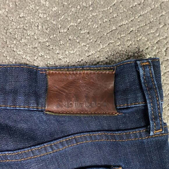 Mott & Bow Jeans Men's 32 x 32 Fits 32 x 30 Blue Slim Fit Mosco - Picture 5 of 14
